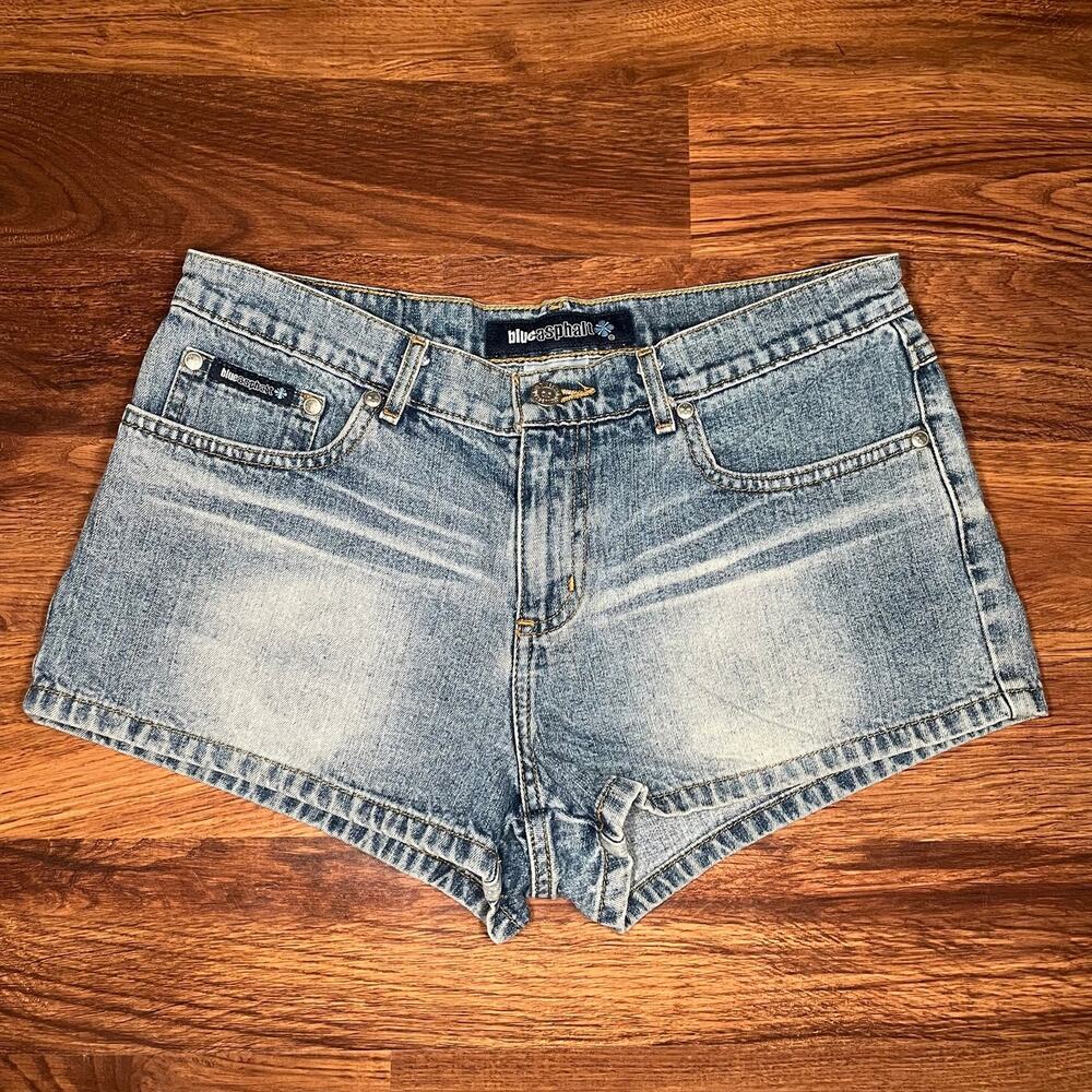 Blue Asphalt Vintage Denim Shorts Low Rise Women's Size 7